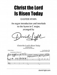 EASTER HYMN (Organ Introduction & Interlude) • Daniel-Light.com