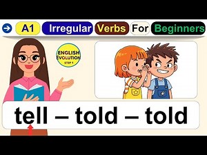 Improve English :Learn Essential A1 irregular verbs in English.