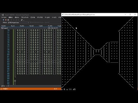 ウィザードリィを小一時間で作ってみた【C言語ゲームプログラミング実況】Programming Wizardry