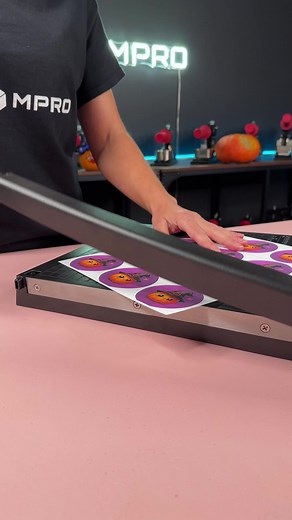 Custom mirror made with MPRO 2.25" Manual Press | MPRO