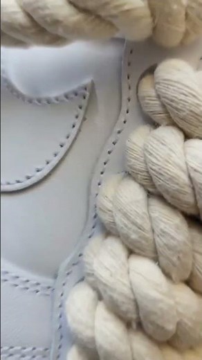 Rope Laces Air Force 1 Custom - How to Rope Lace Air Force 1 Sneaker