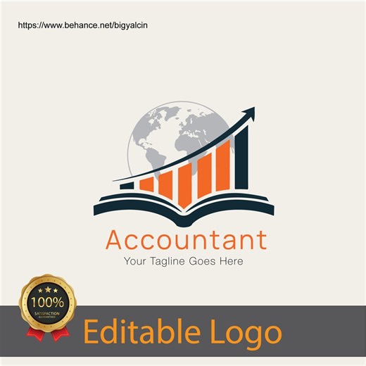 Finance Logo Template – Accountant, CPA, Tax Logo (editable) - Etsy Canada