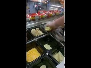 ANGRY SUBWAY WORKER MAKES SANDWICH