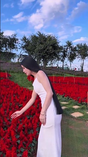 Beautiful Girl Enjoying Peaceful Garden Moments 🌿