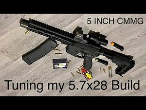 TUNING MY 5 INCH 5.7X28 BUILD WITH KAK INDUSTRIES LIGHTWEIGHT BUFFER SET AND CMMG PARTS | ARO News