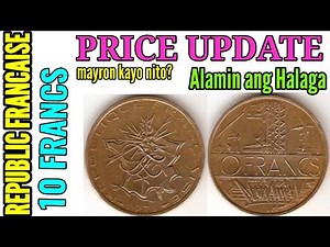 10 Francs 1978 Republic Francaise Coin / Value