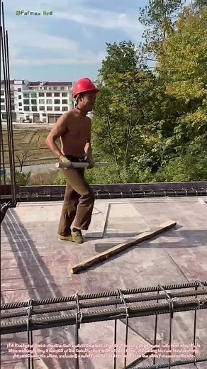 The Moment of a Construction Worker: Strength and Precision