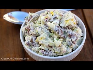 CLASSIC POTATO SALAD RECIPE | how to make potato salad easy + healthy