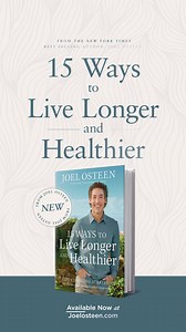 87K views · 12K reactions | Your inner life is more important than your outer life. Learn how to get your energy back in my new book, 15 Ways to Live Longer and Healthier, everywhere books are sold. | Joel Osteen | Facebook
