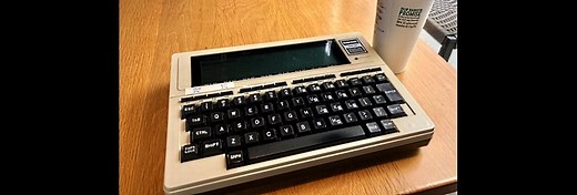Memories of using a TRS-80 Model 100