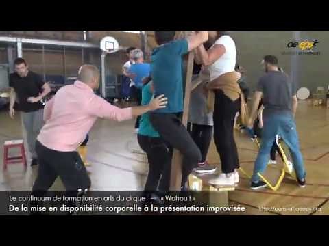 Bruno Armengol : Atelier de pratique arts du cirque – Vidéo 1/5