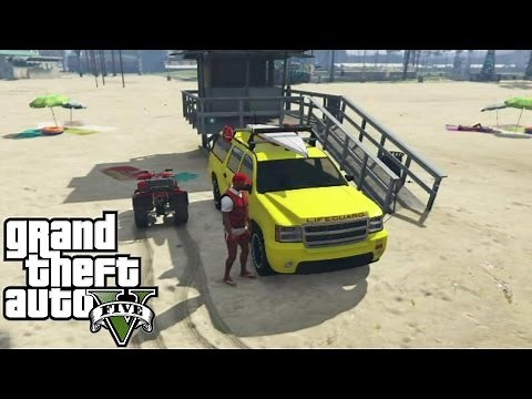 GTA 5 - Rescue Mod V - LIFEGUARD - (GTA 5 Rescue Mod PC MODS) - PILOT