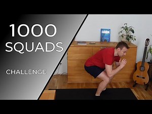 What 1000 Squats in 1 Hour Do to Your Body (0 vs 1000 Challenge)