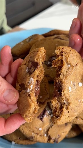 Crisp edges, chewy centers and BIG puddles of melty chocolate make these brown butter chocolate chip cookies the BEST! 🍪 Get Andy Liang's recipe for day TEN of #12DaysOfCookies: https://foodtv.com/445E3qd | Food Network