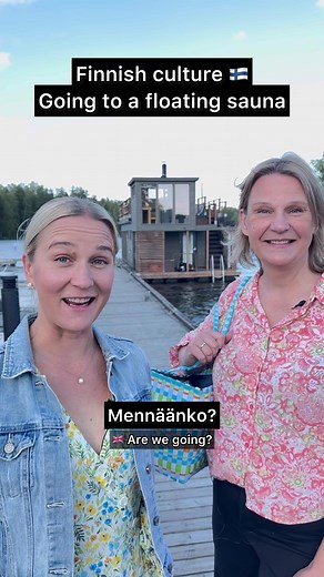 Exploring a Floating Sauna in Finland