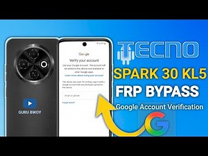 How to FRP Bypass Tecno Spark 30c, Tecno Spark 30 FRP Lock - Tecno Spark KL5 FRP Bypass - without PC