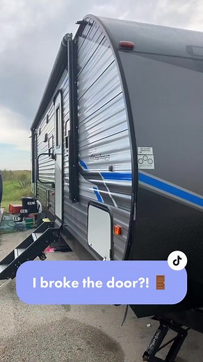 RV Life Trailer Slide Troubles and Broken Door Incident