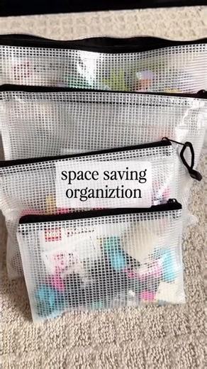 Organization hero!! Love these Amazon organizing bags!