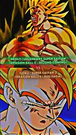 Broly | LSSJ (Dragon Ball Z | Second Coming) vs Goku | SSJ2 (Dragon Ball Z | BUU SAGA)