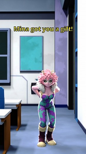 6.9K views · 376 reactions | Mina got you a gift! #mha #animation Alternate version coming to supporters soon :) | Susanims | Facebook