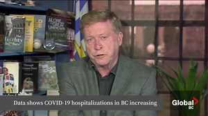 Data shows COVID-19 hospitalizations in B.C. increasing