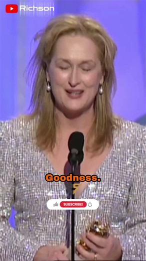 MERYL STREEP COMIC ACCEPTANCE SPEECH || GOLDEN GLOBE AWARDS (2003)