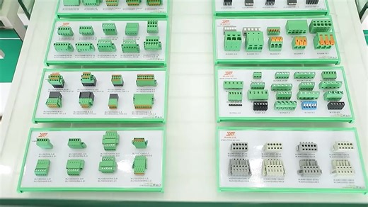 Wanjie Terminal Block / PCB Terminal Block  / Pluggable Spring Terminal Block