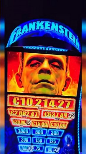 We Need More Power!🧟‍♂️Frankenstein Slots🌍Universal Monsters💀Casino Games Power Up 4K