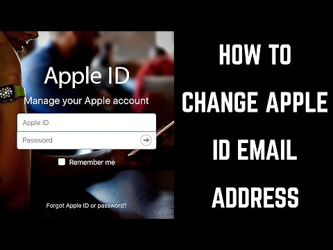 How to Change Apple ID Email