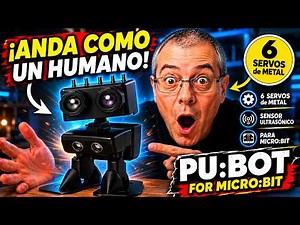 🚨 ELECFREAKS micro:bit PU Robot Kit 🤖 THE ROBOT THAT WALKS, DANCES, AND LEARNS ON ITS OWN!