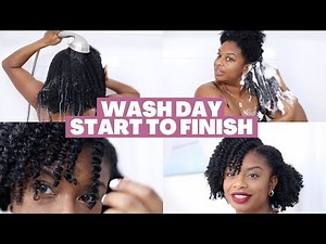 Wash Day Routine From Start To Finish | Type 4 Natural 4a 4b 4c