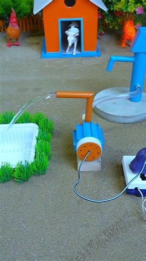 diy tractor mini hand pump water project video #ytshorts #tractor #shorts #71