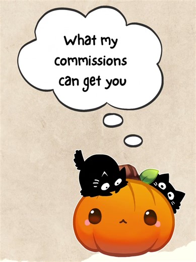 Here's what you can get when commissioning me: SKETCH(monochrome or colored) from 20-30€ Emotes(static or animated) from 20-25€ Chibi(bust/full body) from 35-45€ Background illustration from 70€ Custom illustration with background (bust up, half body/knee up or full body) from 85-130€ Reference sheet for a custom character from 135€ Prices shown are base prices without add-ons for one simple character and simple backgrounds. Depending on the add-on you can pick from the price may change. More in