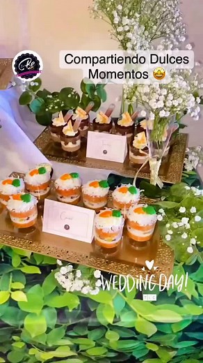 #dessertbar #mesadepostres #dessert #minidessert #wedding #weddingdesserts