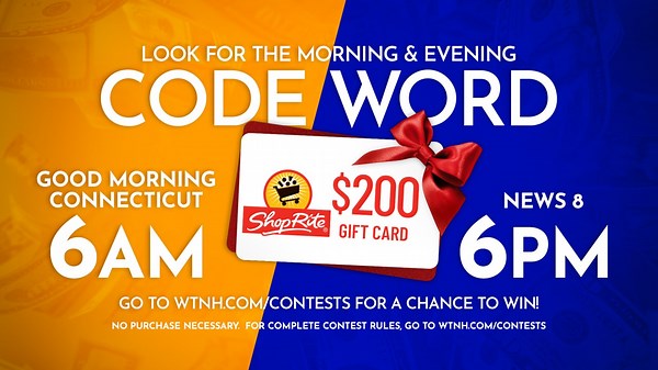 Watch News 8 for chance to win $200 ShopRite Gift Card