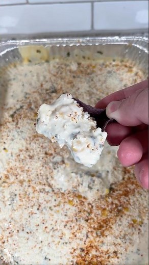 Mexican Street Corn Dip | Bear Mountain’s Cherry BBQ Wood Chunks