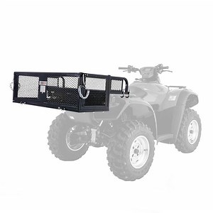 Black Widow Universal Steel ATV Rear Rack Drop Basket with Tailgate