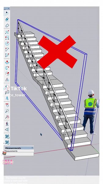 The fastest way to create a staircase with glass rails in SketchUp using the 1001bit tools, MAJ Rail, and fredo scale plugins. . . . . #1001bittools #MAJRail #fredoscale #GlassRailings #sketchup #architect #architecture #fypage #foryou #nicetower #interiordesign #reels #instagram #sketchup3d #glassrailing #foryourepage #Fyp #creatorsearchinsights