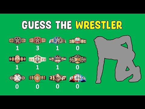 Guess The WWE Wrestlers By Their Achievements | WWE Quiz