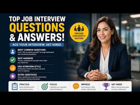 Top Job Interview Questions and Answers | Learn Real English Conversation #jobinterview