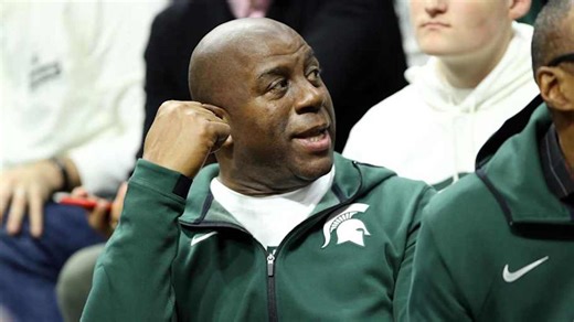 Magic Johnson Congratulates MSU's Chiles, Hall on B1G Honors