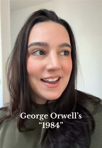and this is just one of many reasons why books! are! political! #booktok #1984 #georgeorwell #satire #reading