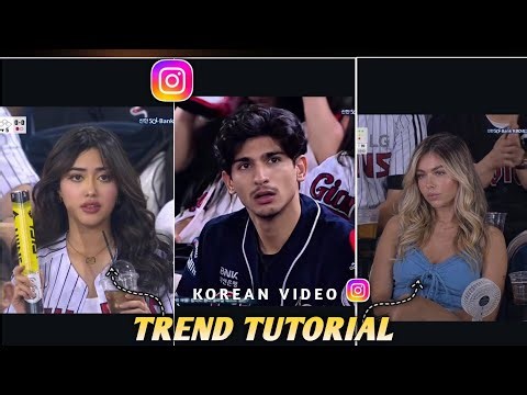 Baseball broadcast trend Tutorial | Ai korean baseball video trend | Ai Baseball stand prompt