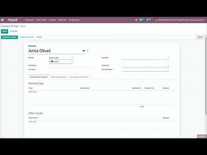 Odoo Payroll Multi Currency Journal App