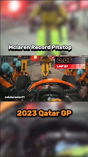 Mclaren’s Record Pitstop In Qatar