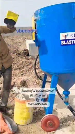 Sandblasting Complete Setup | Electrical Blasting Compressor | 1000 KG Hopper | Superfast Production