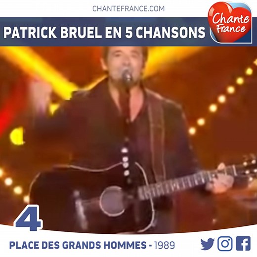 2.6K views · 128 reactions | Patrick Bruel fête aujourd'hui ses 63 ans 拾 Parmi ses dizaines de chansons incontournables, nous vous en avons sélectionnées 5 !  Et vous, quelle est votre chanson préférée de Patrick Bruel ? | Chante France | Facebook