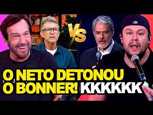PÂNICO DEBATE SOBRE O VÍDEO DO CRAQUE NETO DETONANDO A GLOBO E WILLIAM BONNER