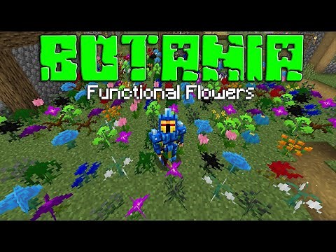 FUNCTIONAL FLOWERS (Botania PT. 7) [Minecraft 1.15 Mod Guide]