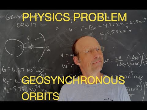 Physics Problem; Orbital Altitude for Geosynchronous Orbits